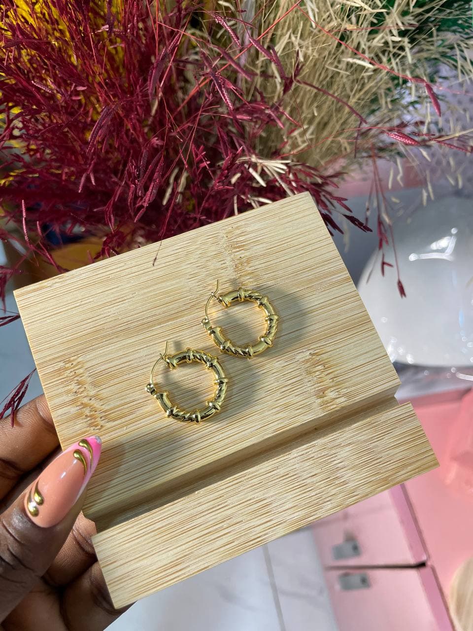 Hoop earrings